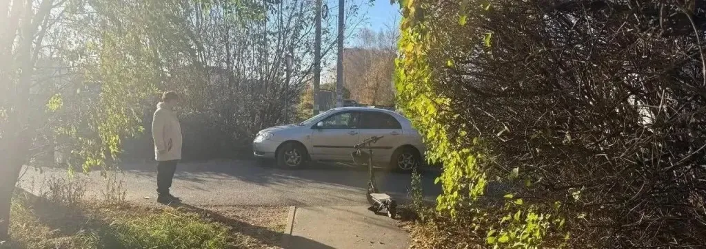 В Рязани Toyota сбила 11-летнего мальчика на самокате