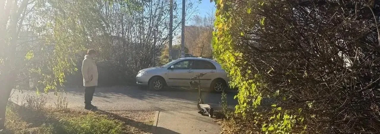 В Рязани Toyota сбила 11-летнего мальчика на самокате