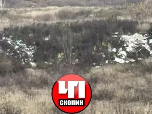 В Скопине жители обнаружили свалку в овраге микрорайона Заречный