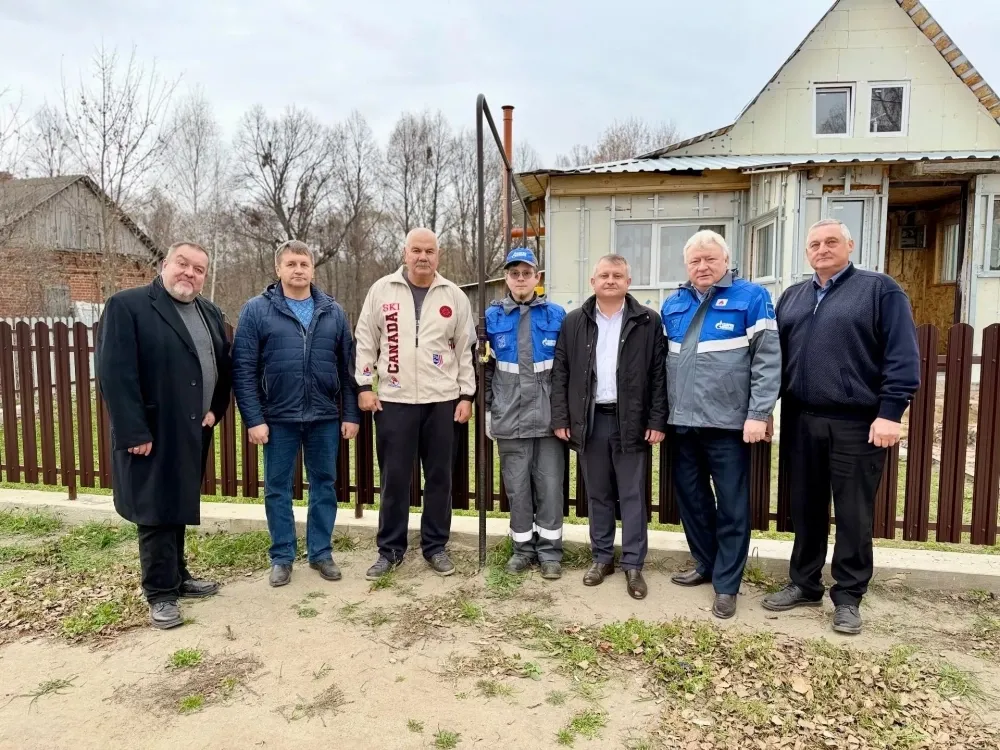 В Рязанской области газифицировали деревню Марфинка